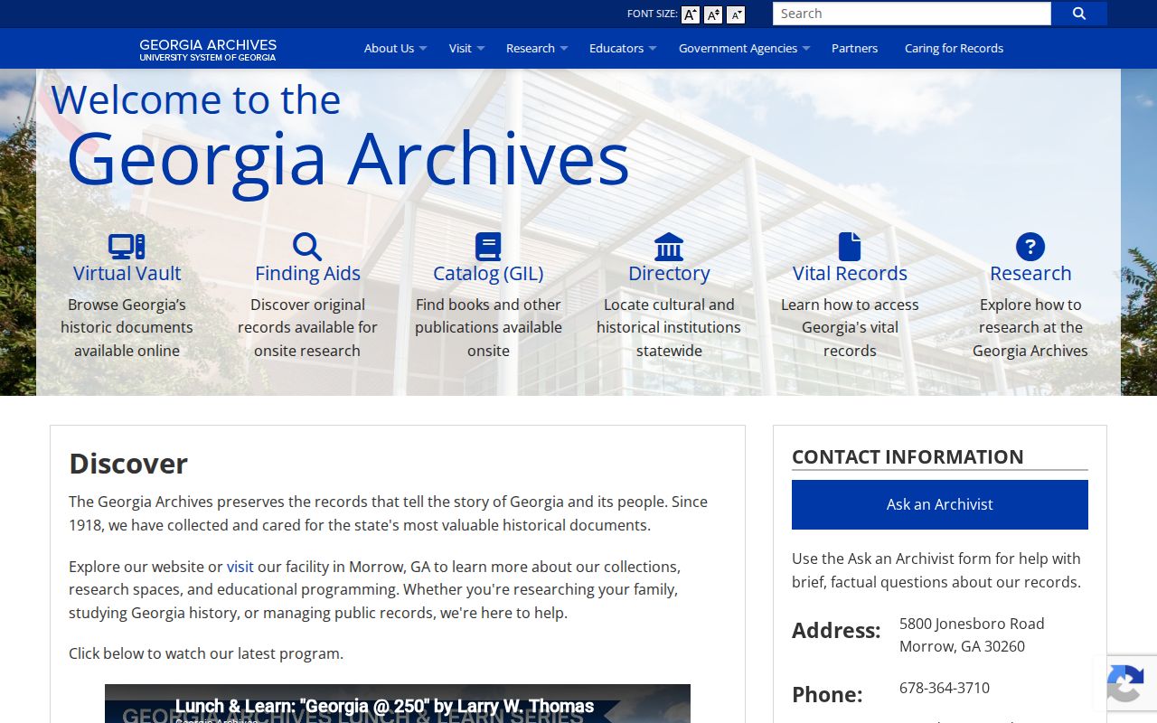 McDonough people search with Georgia Archives records